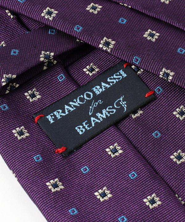 BEAMS F（ビームスF）FRANCO BASSI / シルクコットン 小紋柄
