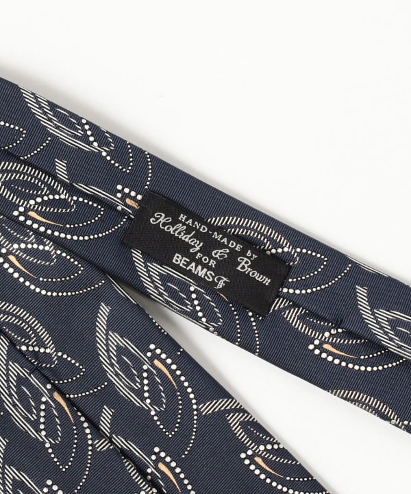 Holiday & Brown FOR BEAMS F ソリッドシルクタイ BEAMS F BEAMS Holliday & Brown / Silk Dot Tie (Suits & Ties