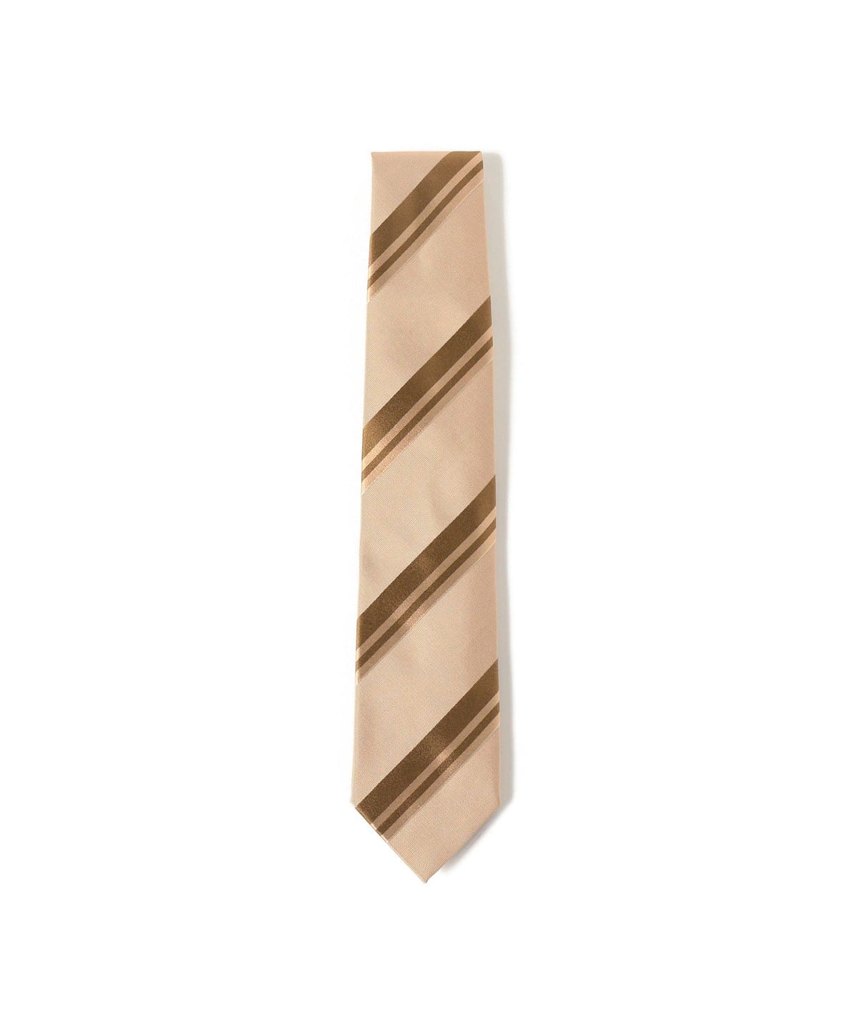 personality ペルソナリティ / シルクコットン ストライプ ネクタイ スーツ・ネクタイ MEN BEIGE/4 ONE SIZE personality ペルソナリティ / シルクコットン ストライプ ネクタイ スーツ・ネクタイ MEN BEIGE/4 ONE SIZE
