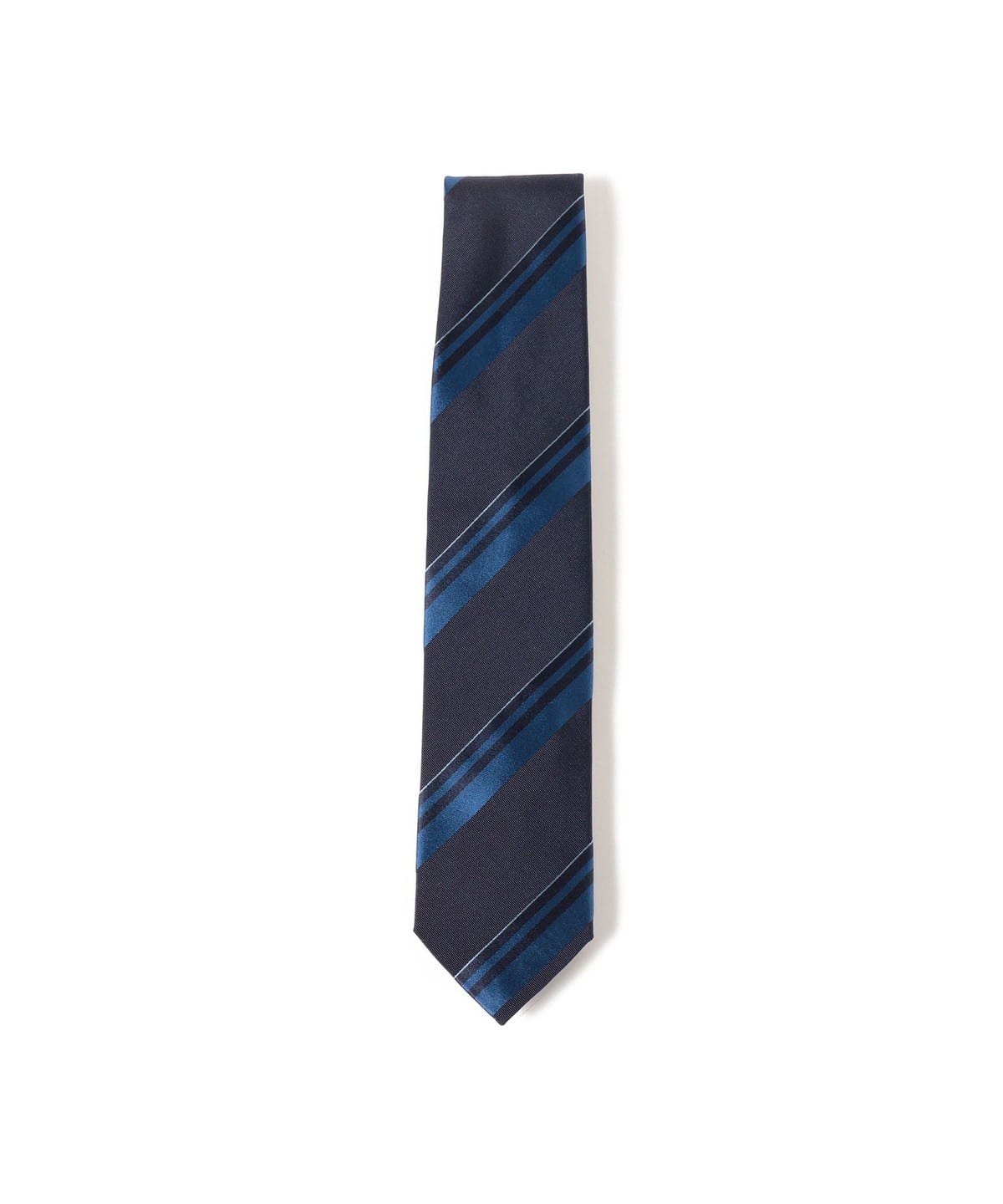 personality ペルソナリティ / シルクコットン ストライプ ネクタイ スーツ・ネクタイ MEN NAVY/1 ONE SIZE personality ペルソナリティ / シルクコットン ストライプ ネクタイ スーツ・ネクタイ MEN NAVY/1 ONE SIZE