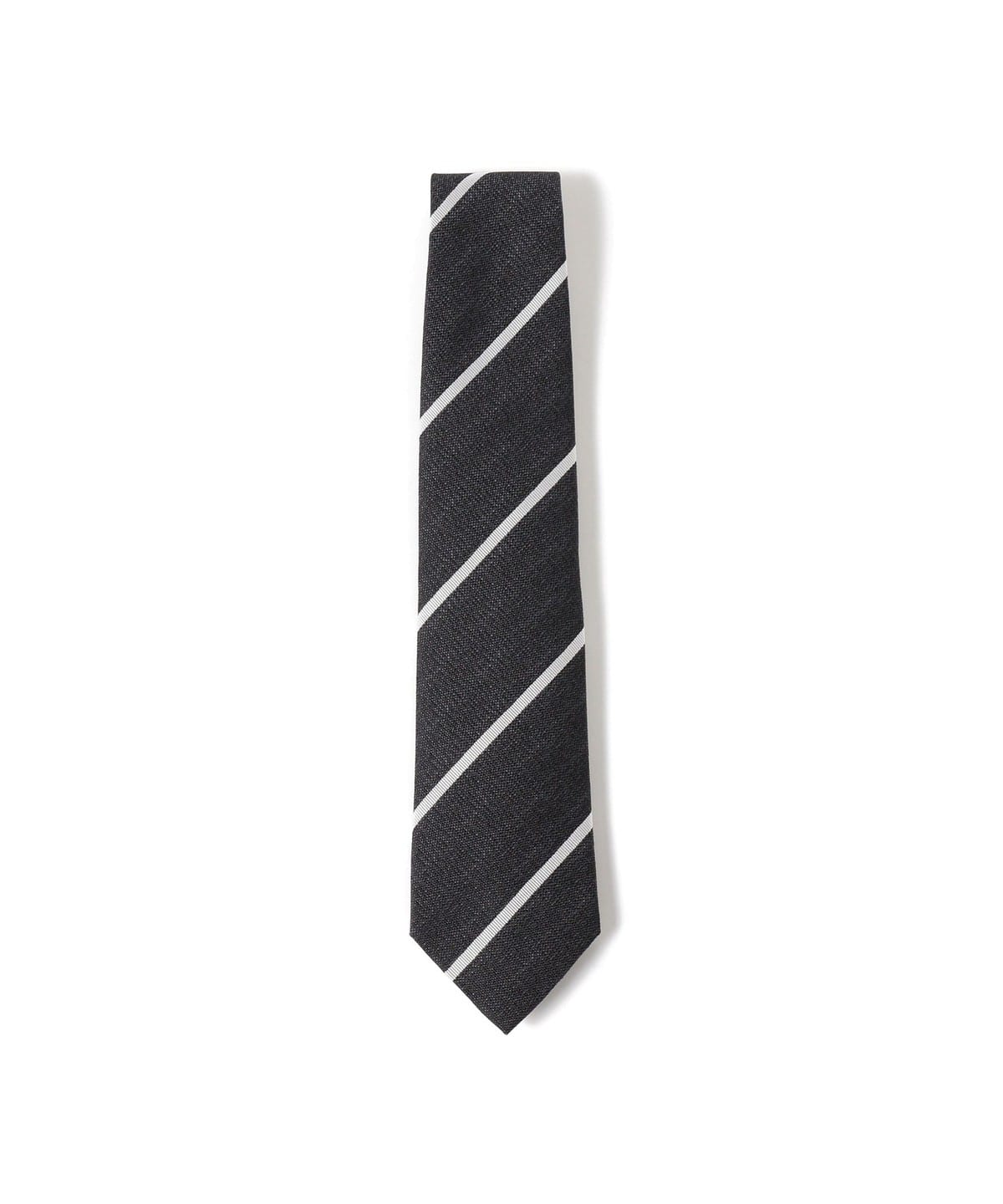 Seaward & Stearn シーワード & スターン / シルク ストライプ ネクタイ スーツ・ネクタイ MEN GREY*WHITE/9D ONE SIZE Seaward & Stearn シーワード & スターン / シルク ストライプ ネクタイ スーツ・ネクタイ MEN GREY*WHITE/9D ONE SIZE