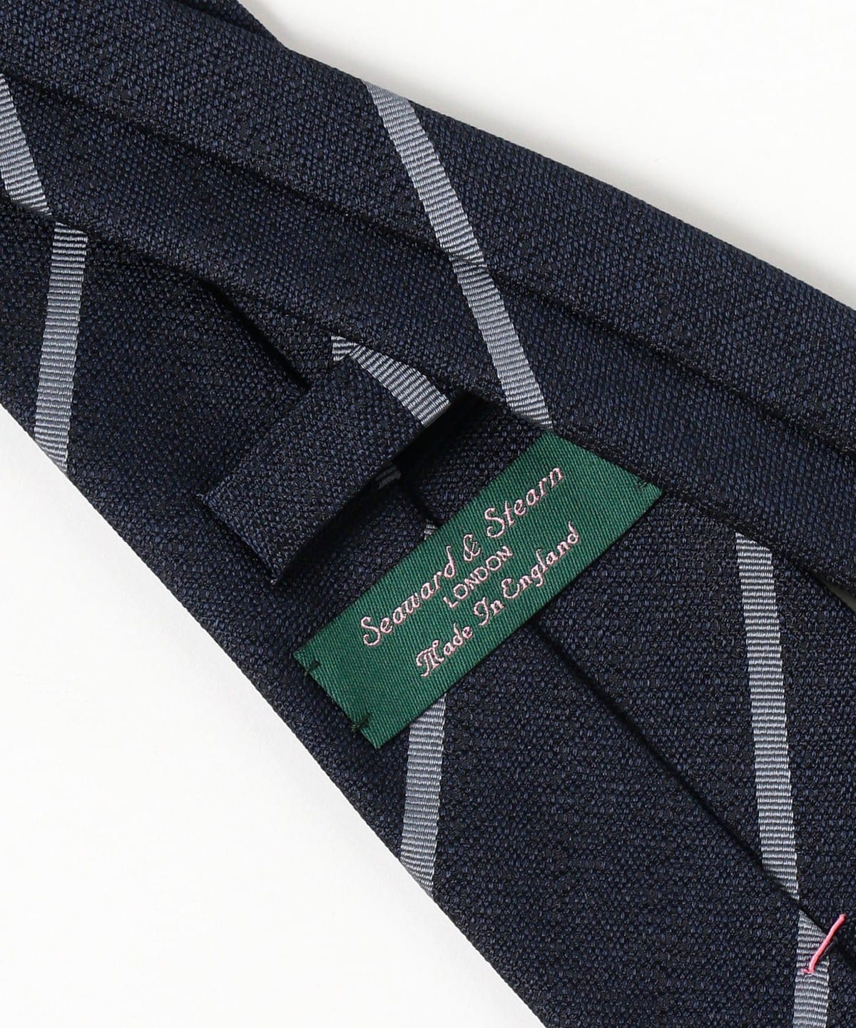 BEAMS F（ビームスF）Seaward & Stearn / シルク ストライプ ネクタイ