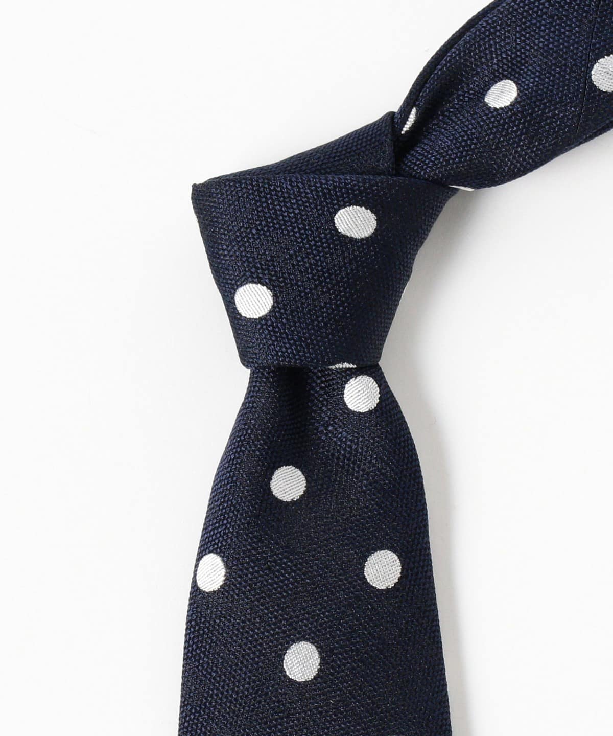 BEAMS F（ビームスF）Seaward & Stearn / シルク ドット ネクタイ
