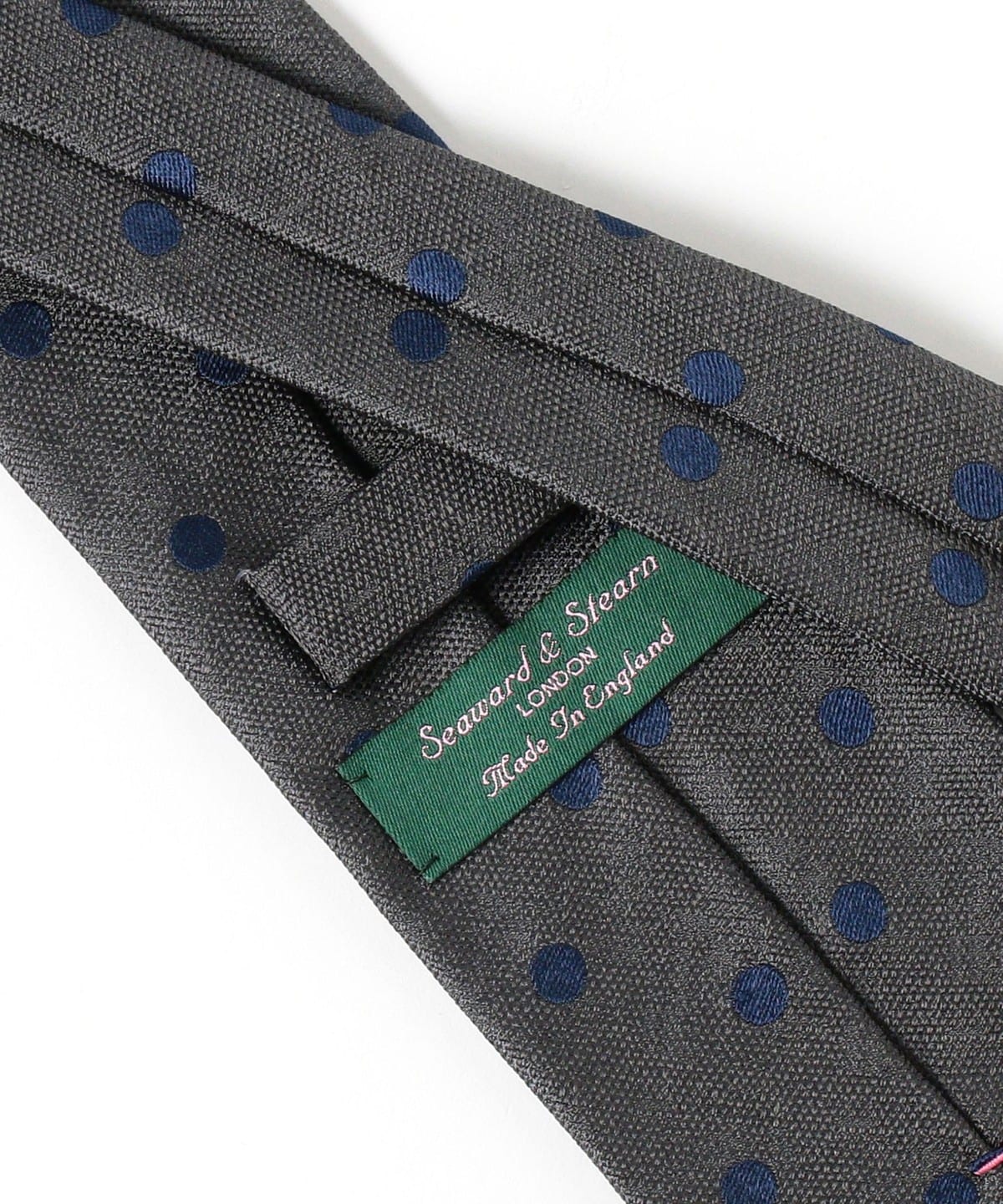 BEAMS F（ビームスF）Seaward & Stearn / シルク ドット ネクタイ