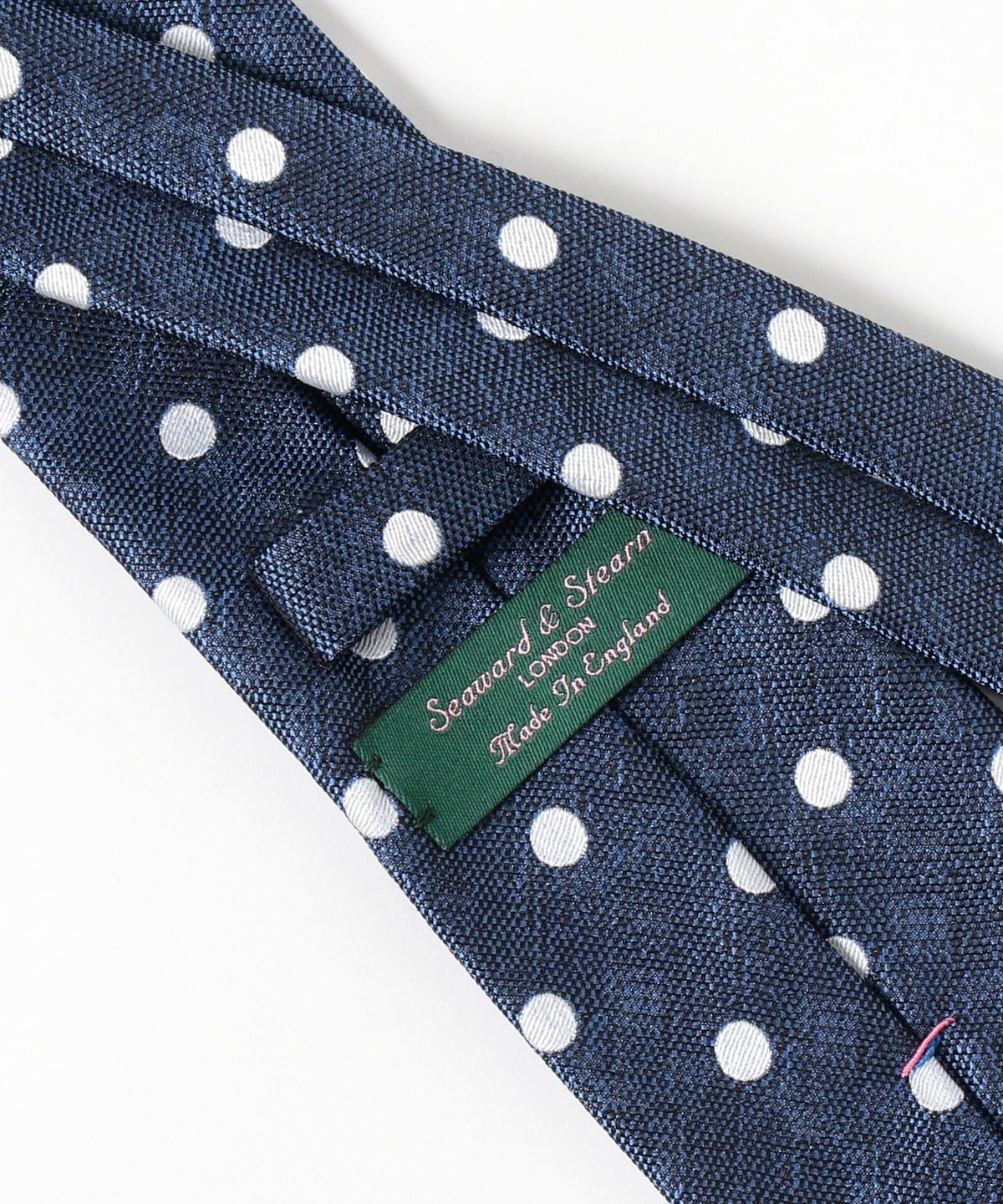 BEAMS F（ビームスF）Seaward & Stearn / シルク ドット ネクタイ