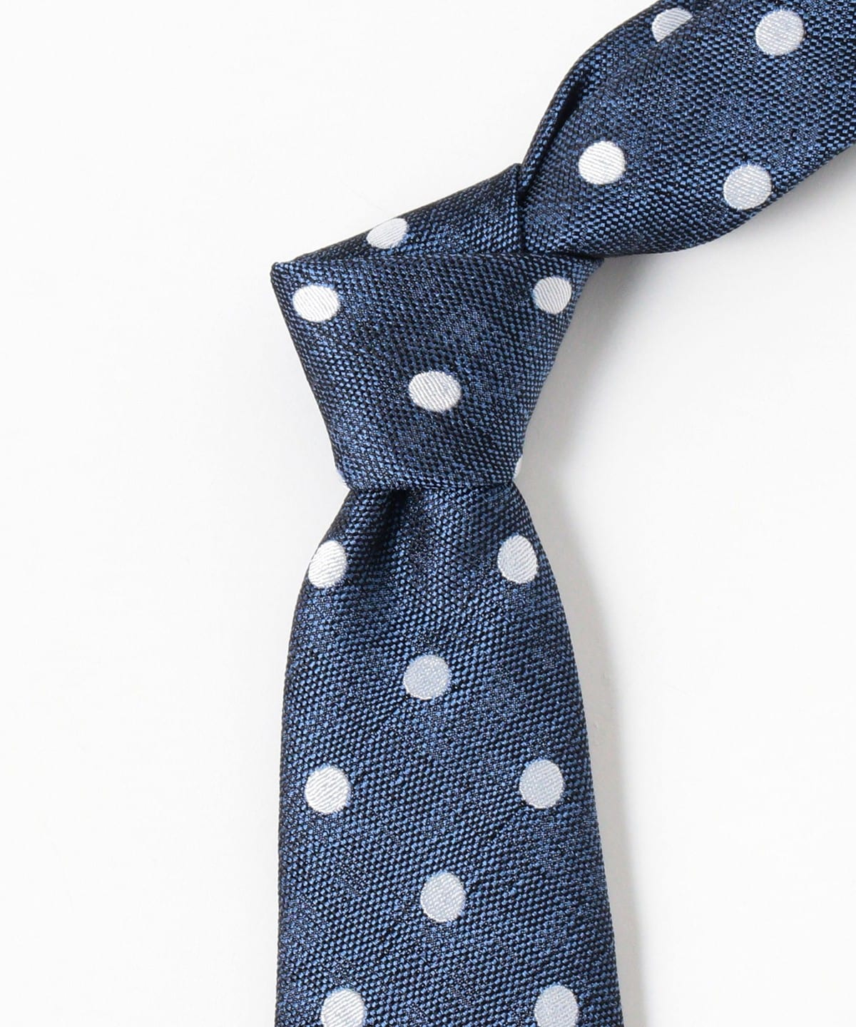 BEAMS F（ビームスF）Seaward & Stearn / シルク ドット ネクタイ
