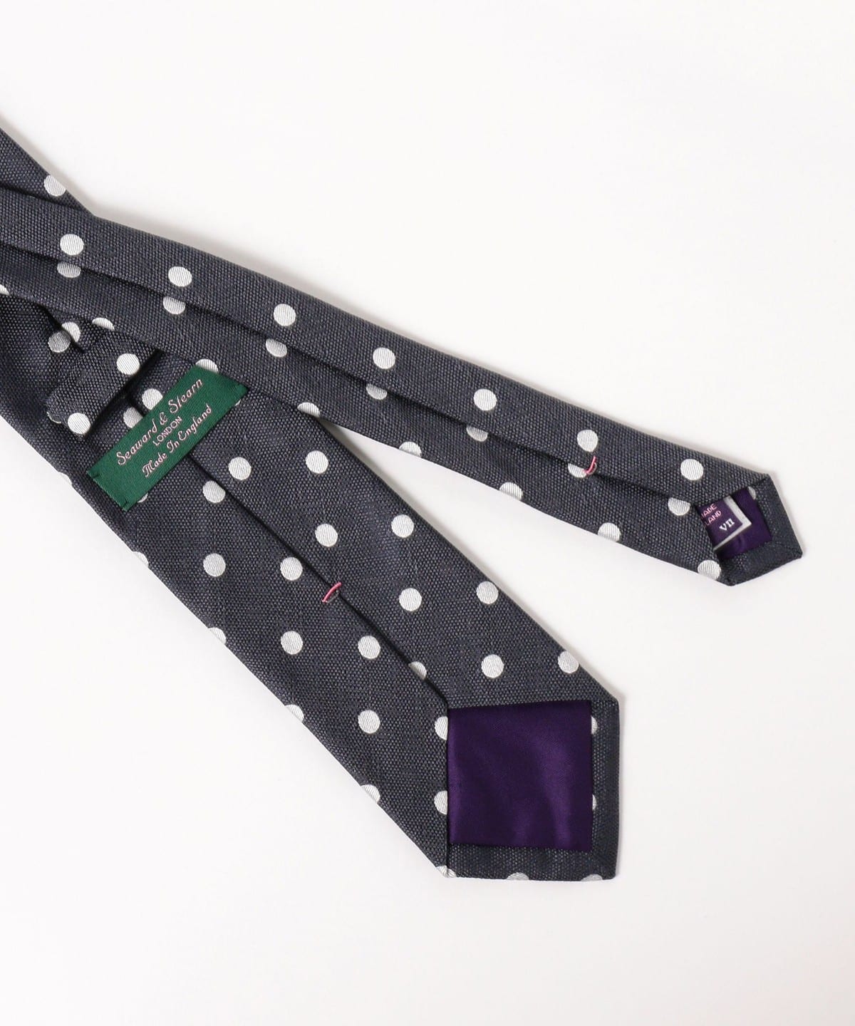 BEAMS F BEAMS Seaward & Stearn / Silk Dot Tie (Suits & Ties