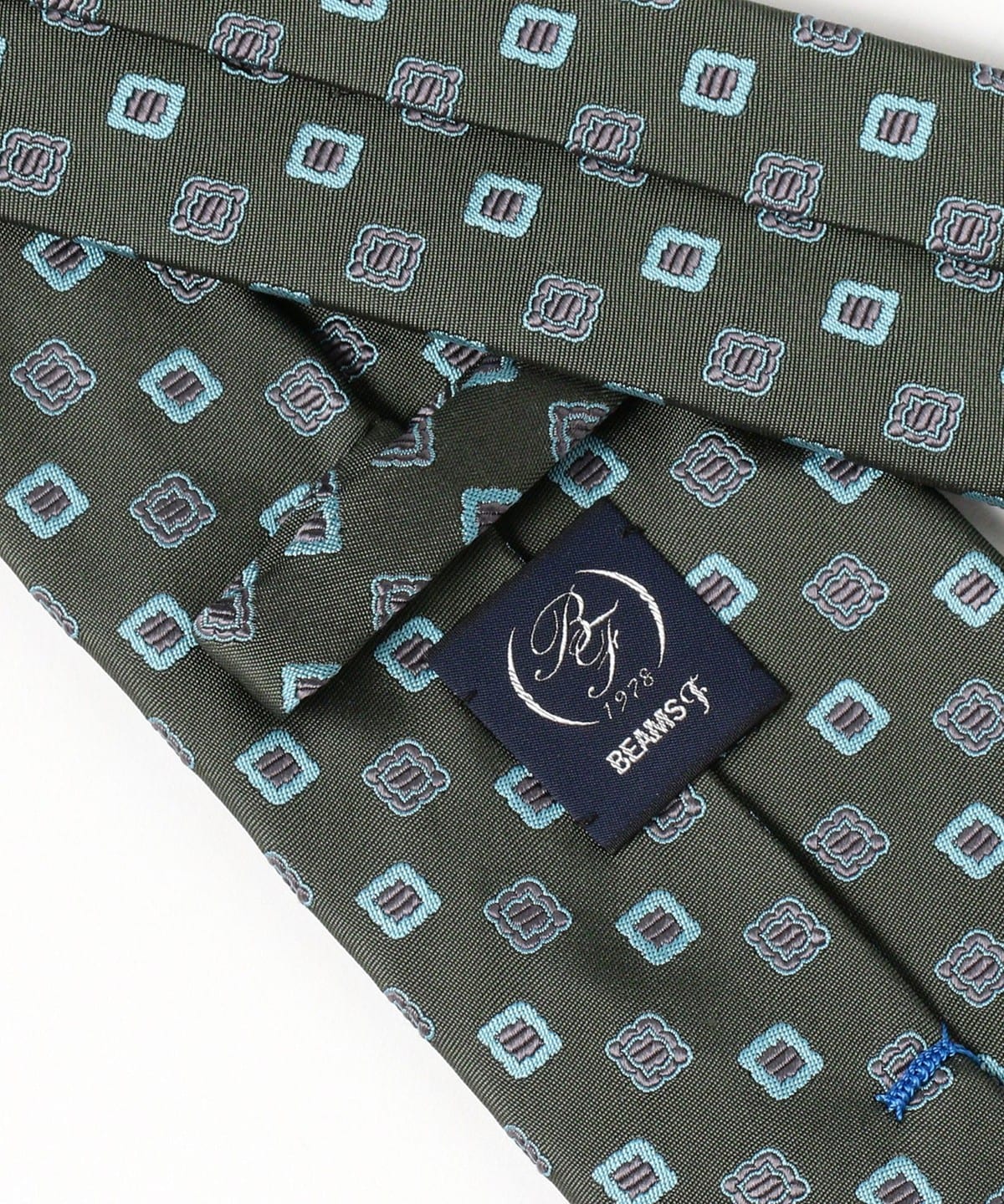 【新品・タグ付き】BEAMS F シルク ソリッド　ネクタイ（ネイビー） B:MING by BEAMS（ビーミング by ビームス）シルク ソリッド