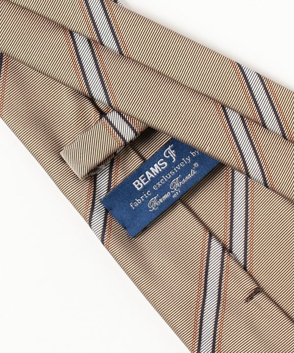 BEAMS F（ビームスF）Fermo Fossati ストライプ ネクタイ