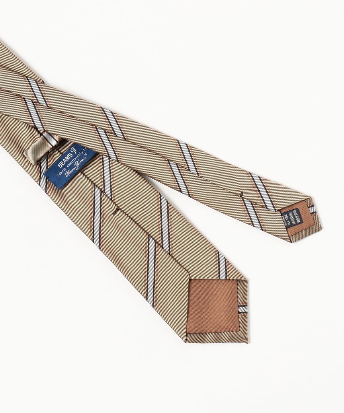 BEAMS F（ビームスF）Fermo Fossati シルク ストライプ ネクタイ