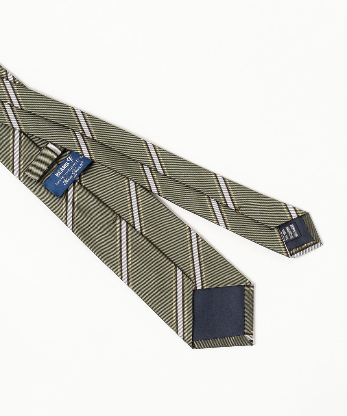 BEAMS F（ビームスF）Fermo Fossati シルク ストライプ ネクタイ