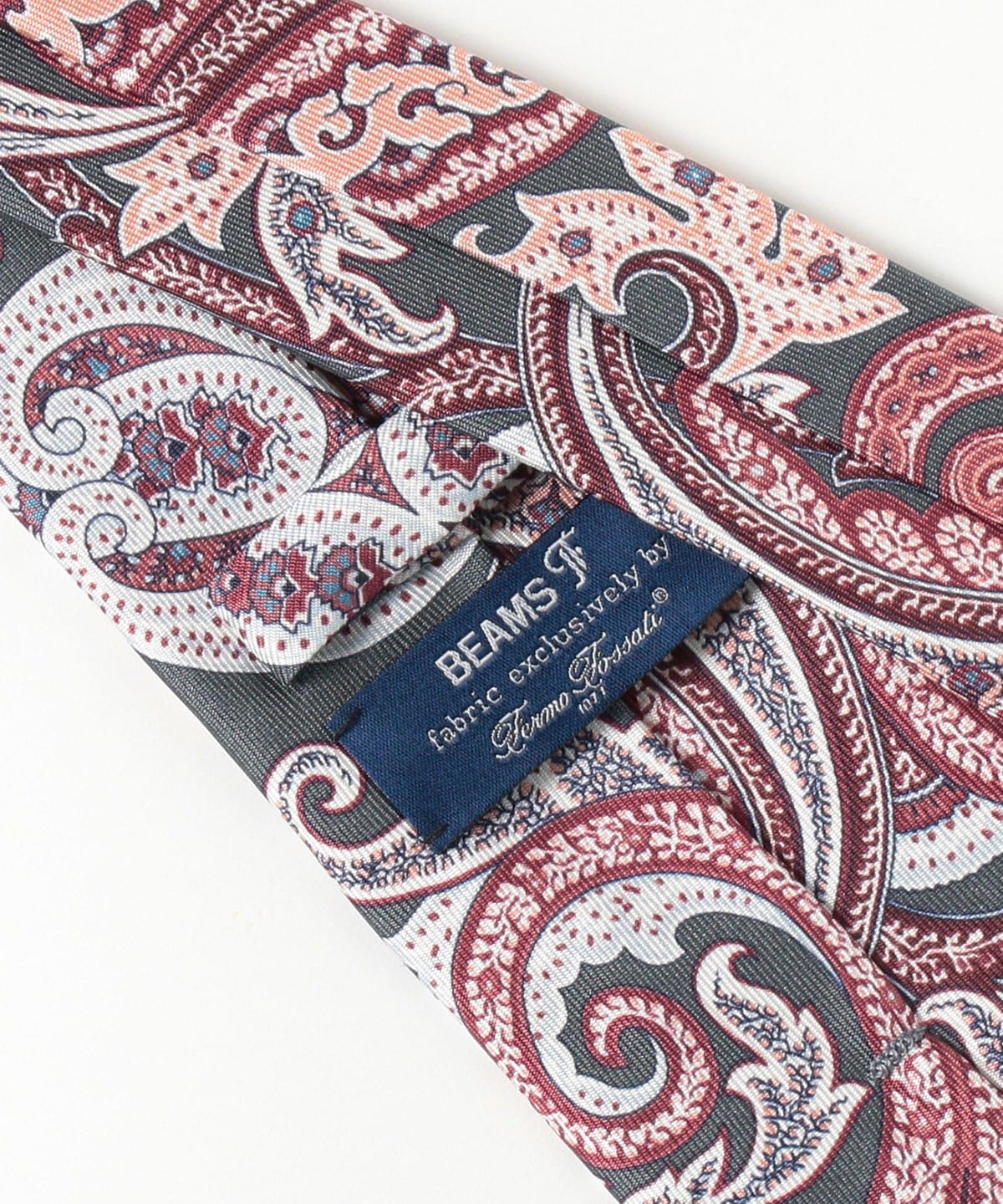 BEAMS F × Fermo Fossati ウールシルクペイズリーネクタイ BEAMS F（ビームスF）Holliday & Brown / シルク ペイズリー柄