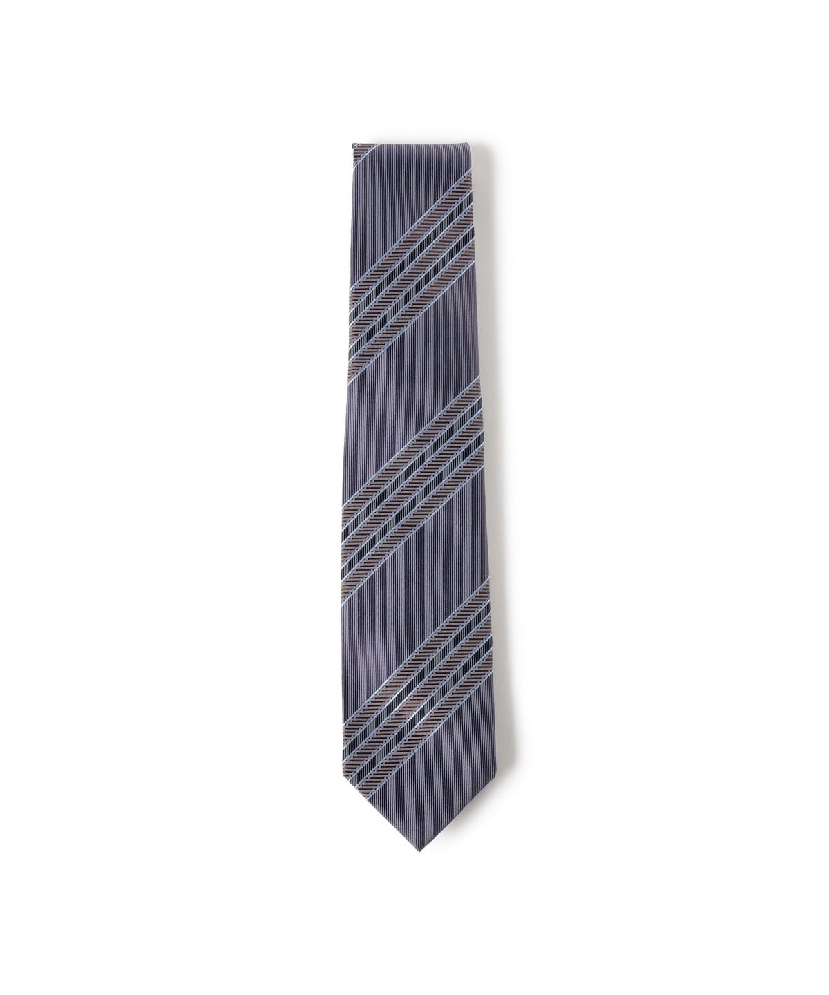シルク ストライプ ネクタイ スーツ・ネクタイ MEN LAVENDER ONE SIZE シルク ストライプ ネクタイ スーツ・ネクタイ MEN LAVENDER ONE SIZE