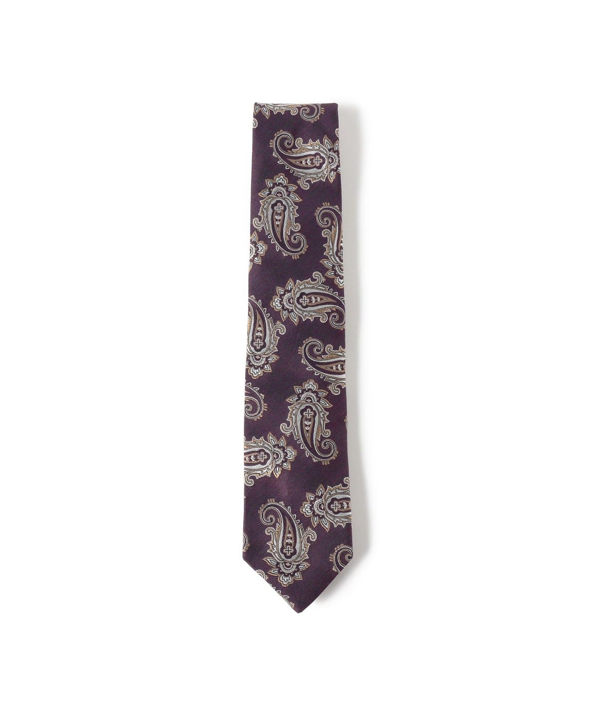シルク ペイズリー ネクタイ スーツ・ネクタイ MEN PURPLE ONE SIZE シルク ペイズリー ネクタイ スーツ・ネクタイ MEN PURPLE ONE SIZE