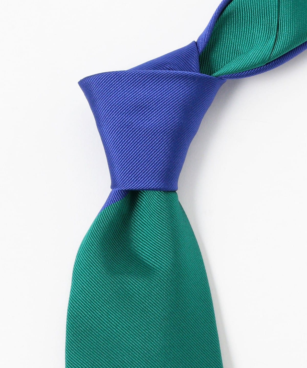 ✨未使用クラス✨ビームスF 人気の大柄ストライプ　グリーン✖️ネイビー　ネクタイ BEAMS F（ビームスF）LELYS / シルク ストライプ ネクタイ（スーツ