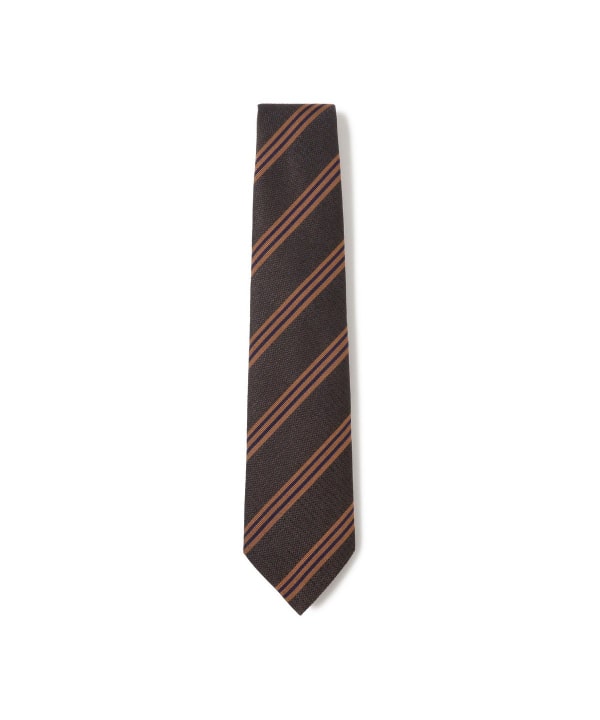 BEAMS F（ビームスF）Seaward & Stearn / シルク ストライプ ネクタイ