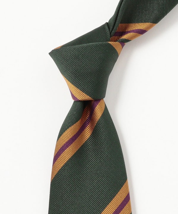 Seaward & Stearn × BEAMS F別注 ストライプ ネクタイ BEAMS F（ビームスF）Seaward & Stearn / シルク ストライプ