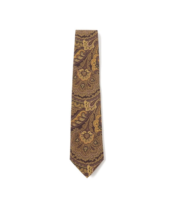 BEAMS F（ビームスF）Seaward & Stearn / シルク ペイズリー柄