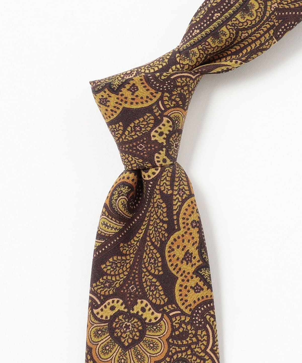 BEAMS F（ビームスF）Seaward & Stearn / シルク ペイズリー柄