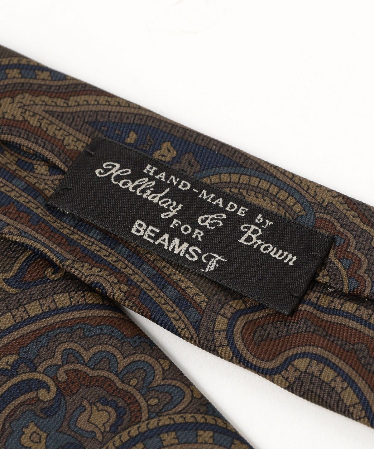 BEAMS F（ビームスF）Holliday & Brown / シルク ペイズリー プリント