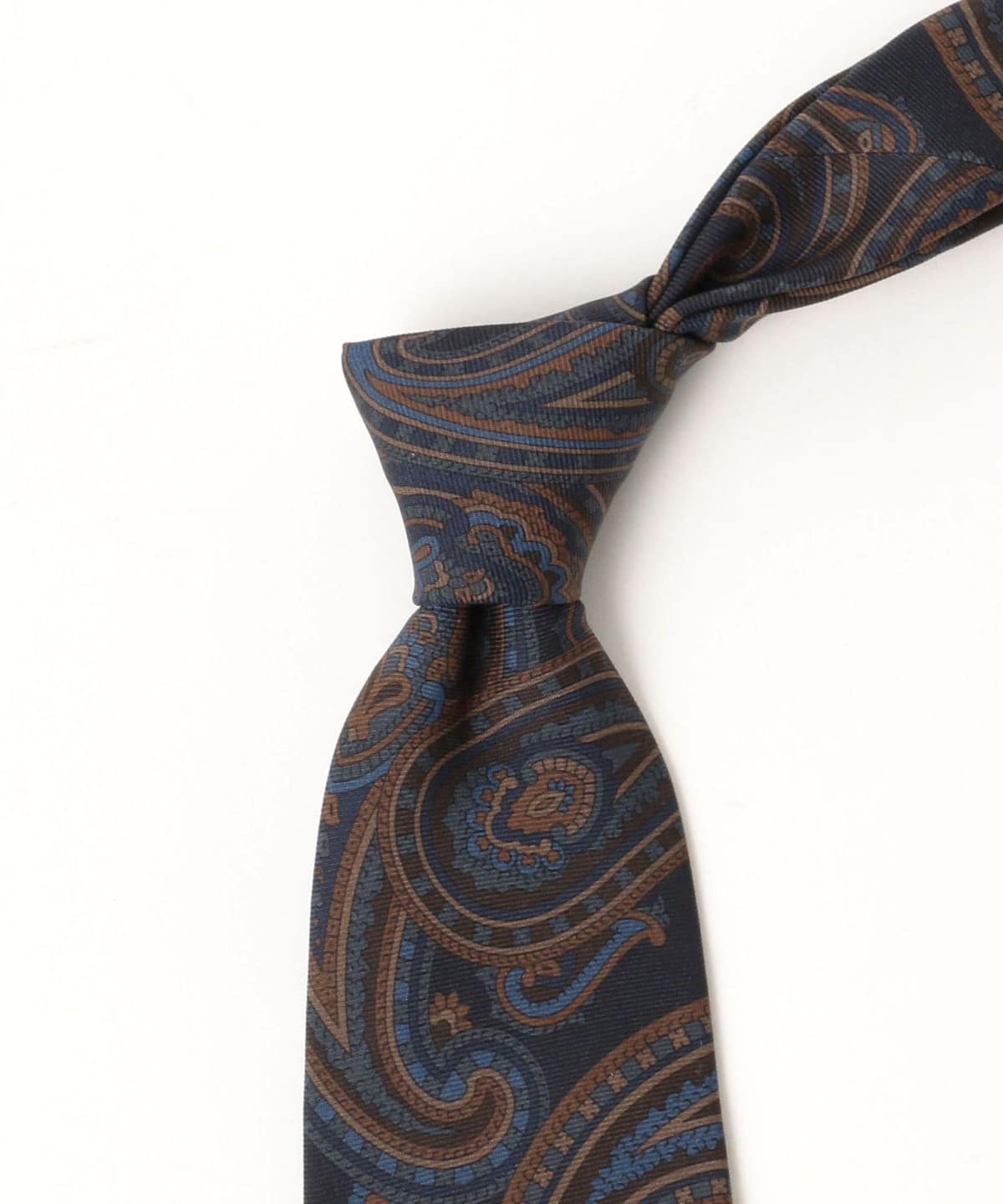 BEAMS F（ビームスF）Holliday & Brown / シルク ペイズリー柄