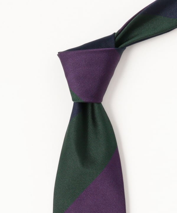 BEAMS F（ビームスF）JOHN COMFORT / シルク ストライプ ネクタイ