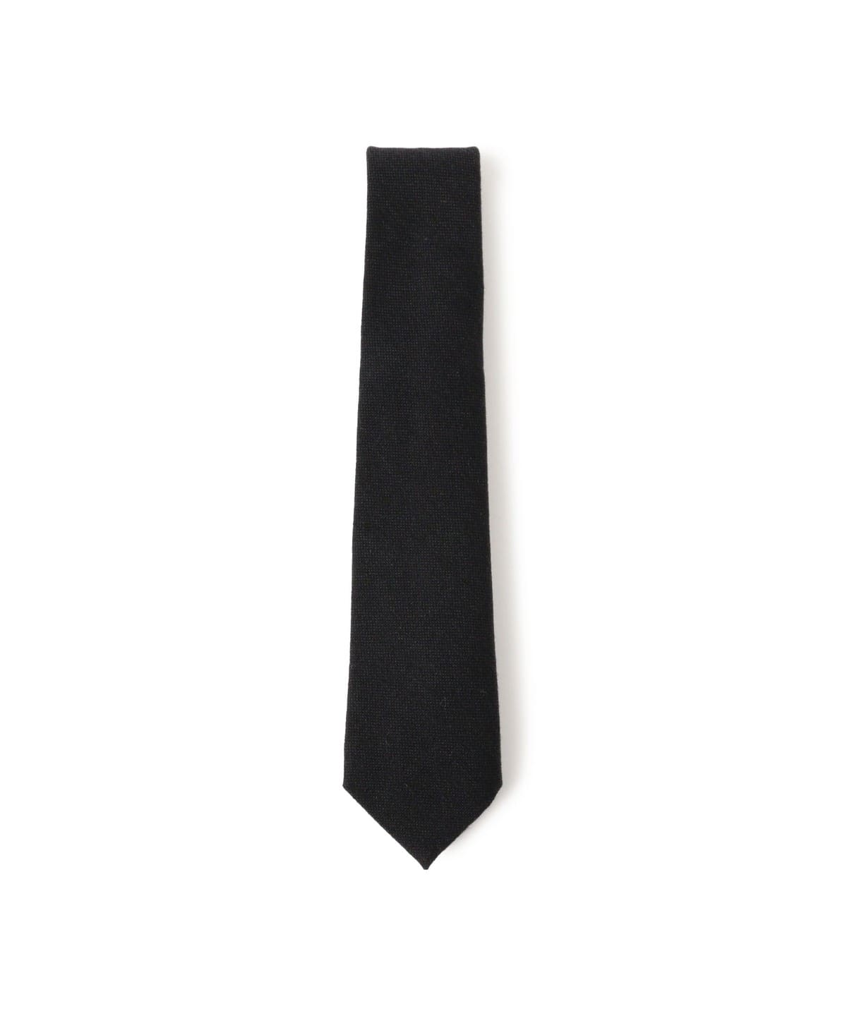 FRANCO BASSI フランコバッシ / カシミヤウール ソリッド ネクタイ スーツ・ネクタイ MEN BLACK/11 ONE SIZE FRANCO BASSI フランコバッシ / カシミヤウール ソリッド ネクタイ スーツ・ネクタイ MEN BLACK/11 ONE SIZE