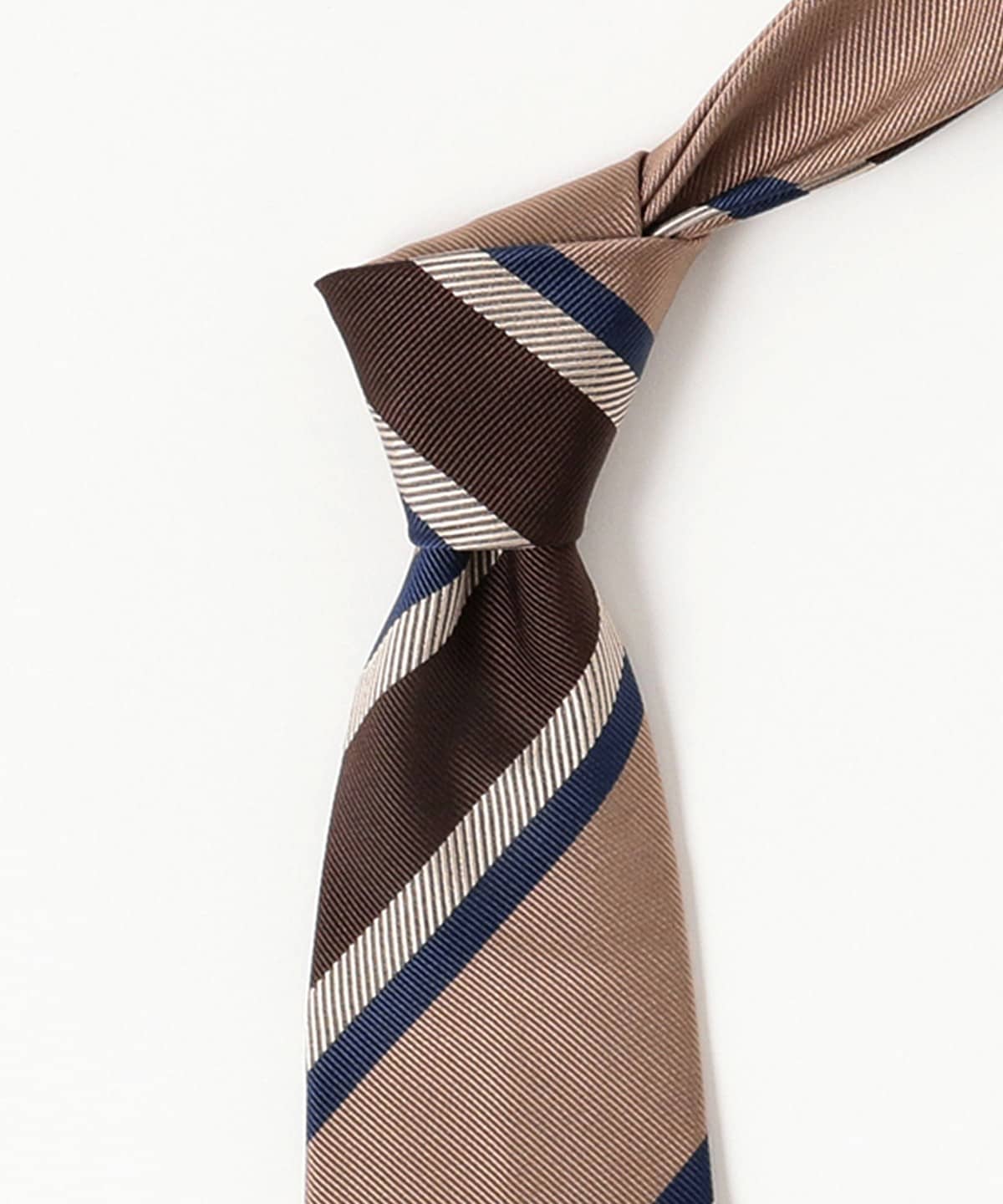 BEAMS F（ビームスF）FRANCO BASSI / シルクコットン ストライプ