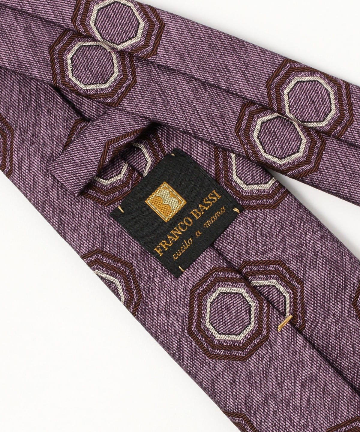 ばしらさま専用　フランコバッシ好き必見　ビームスF ハンドメイドタイ BEAMS F (BEAMS F) FRANCO BASSI / Silk Cotton Small Pattern