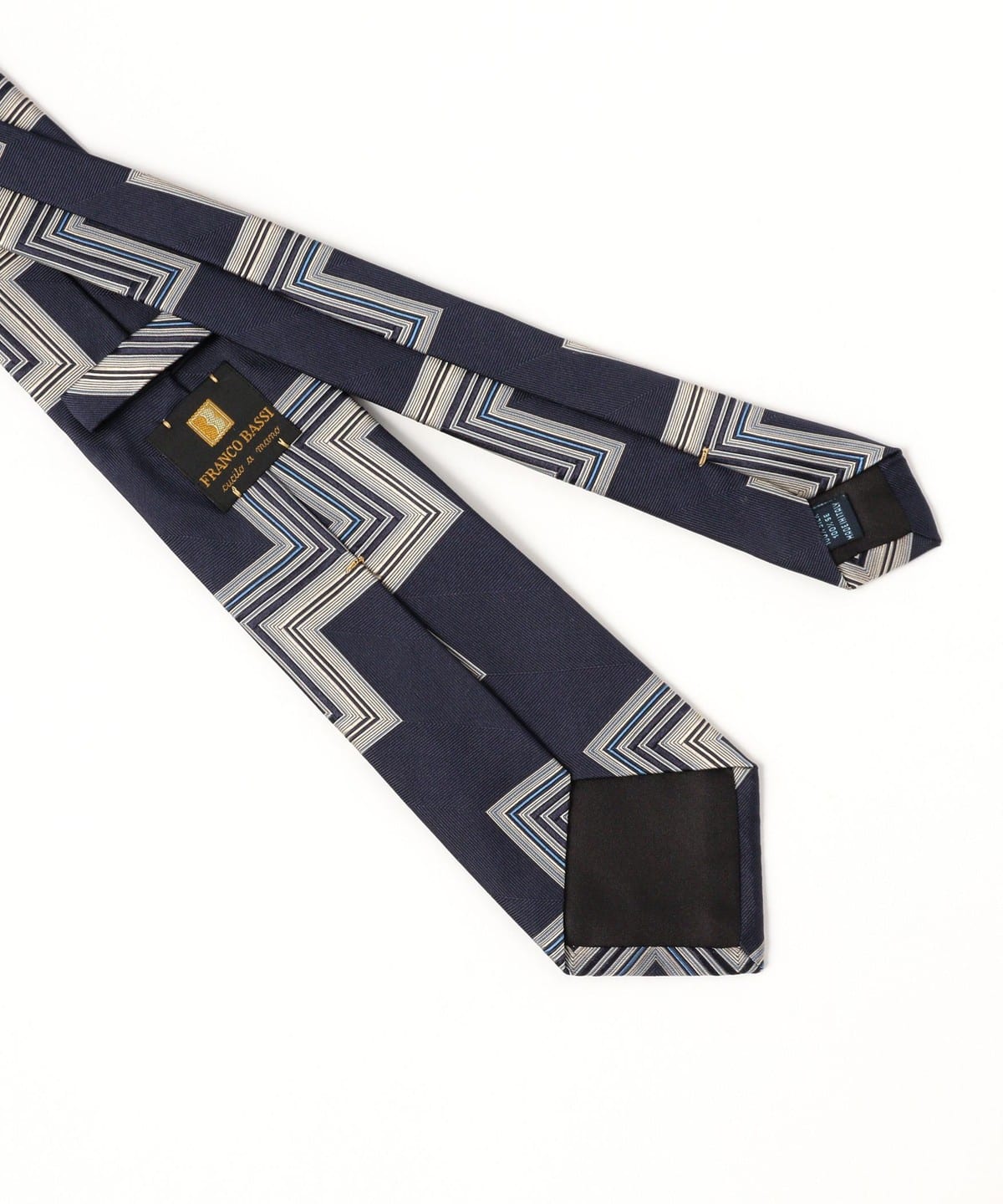 BEAMS F (BEAMS F) FRANCO BASSI / Silk Zigzag Tie (Suit Tie