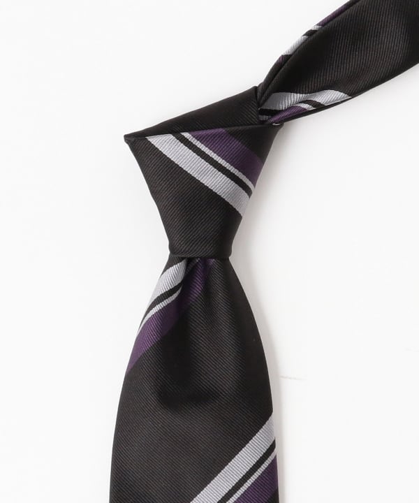 BEAMS F（ビームスF）JOHN COMFORT / シルク ストライプ ネクタイ