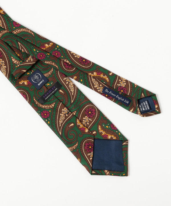 BEAMS F（ビームスF）ADAMLEY シルク ペイズリー プリント