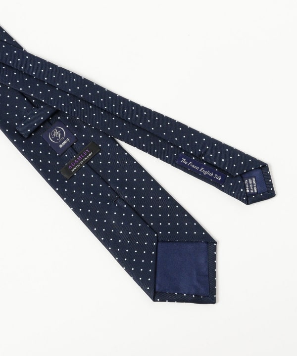 BEAMS F（ビームスF）【12/4値下げ】ADAMLEY シルク ピンドット柄