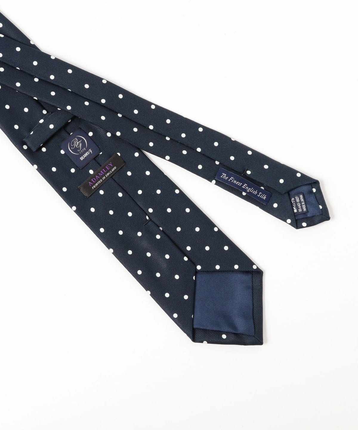 BEAMS F（ビームスF）ADAMLEY シルク ドット柄 プリント