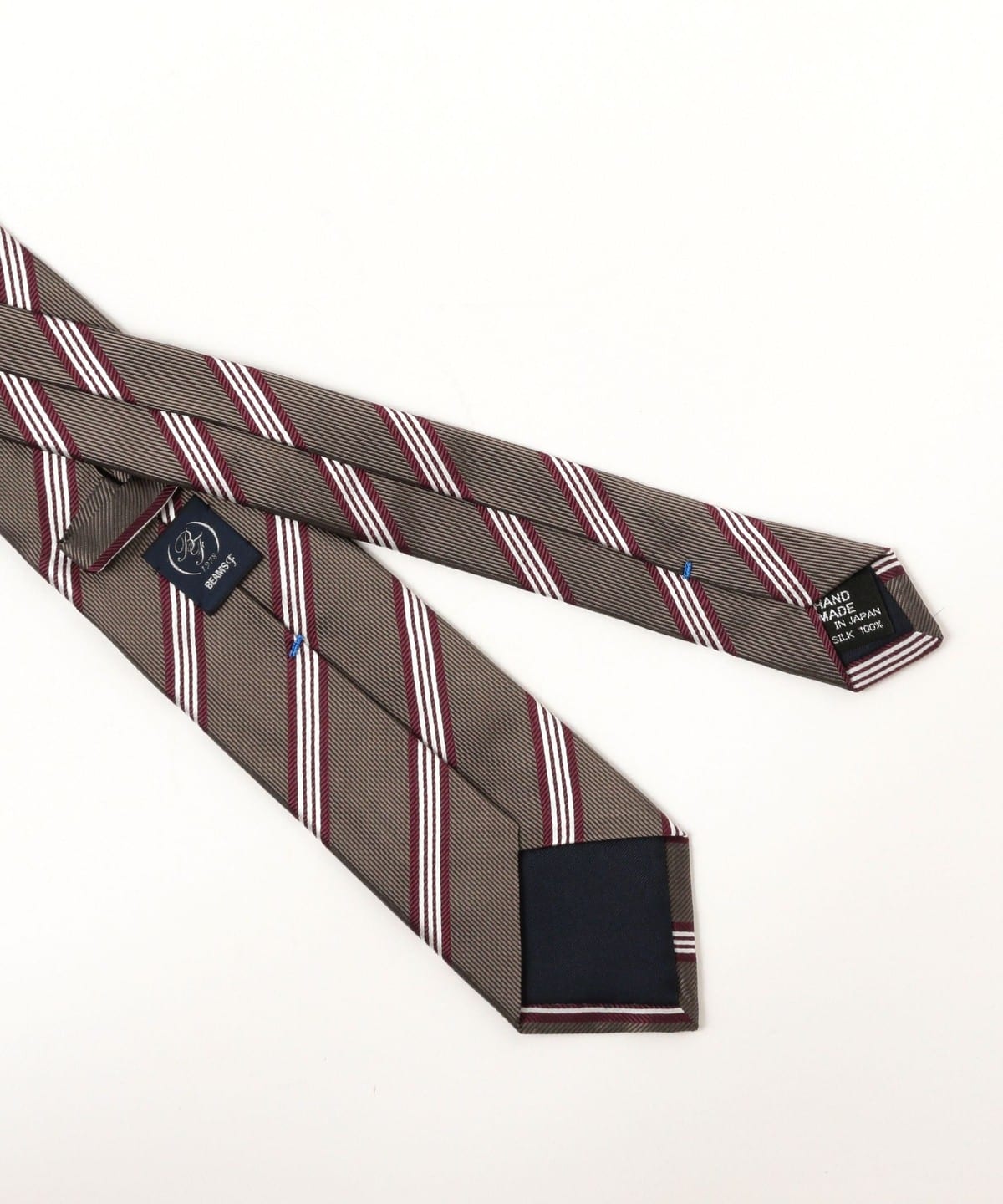 BEAMS F（ビームスF）シルク ストライプ ネクタイ（スーツ・ネクタイ