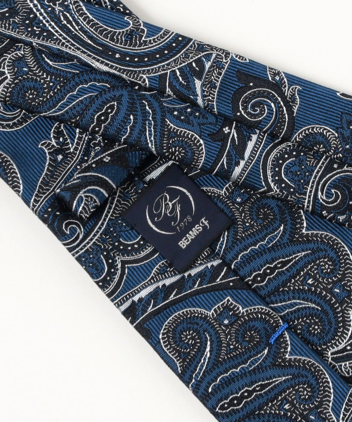 BEAMS F（ビームスF）シルク ペイズリー柄 ジャカード ネクタイ