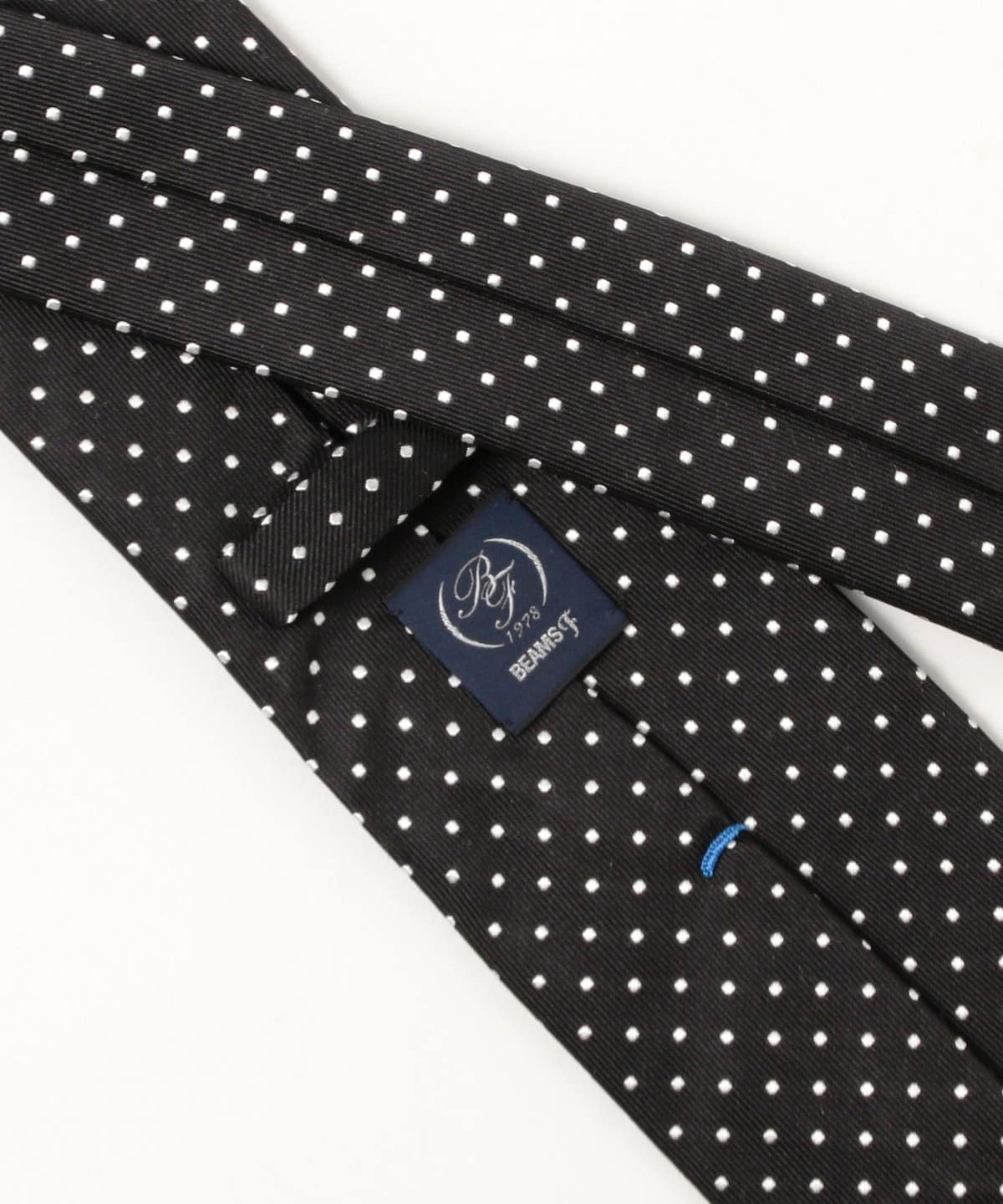 BEAMS F（ビームスF）シルク ドット柄 ジャカード ネクタイ（スーツ