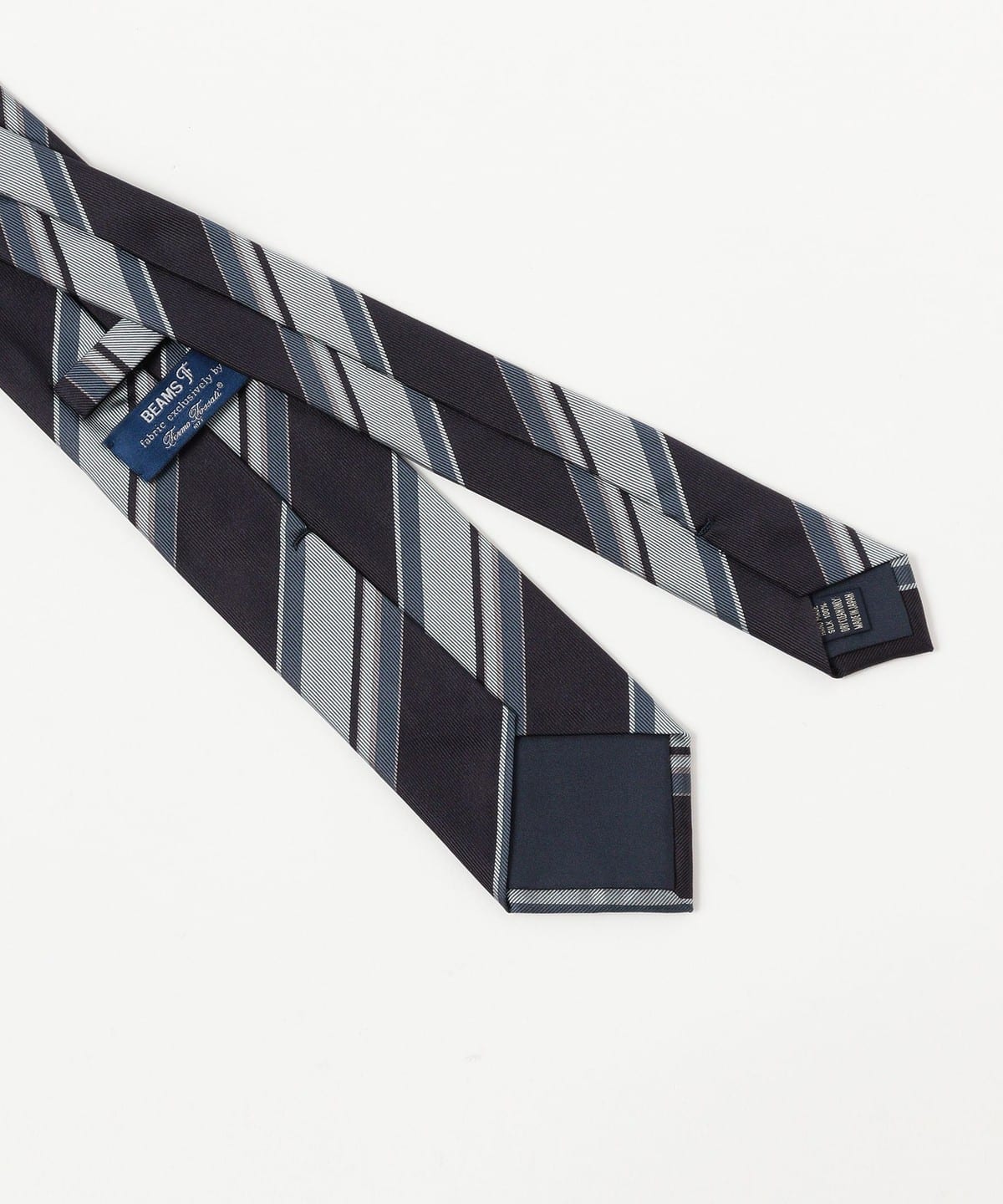 BEAMS F（ビームスF）Fermo Fossati シルク ストライプ ネクタイ