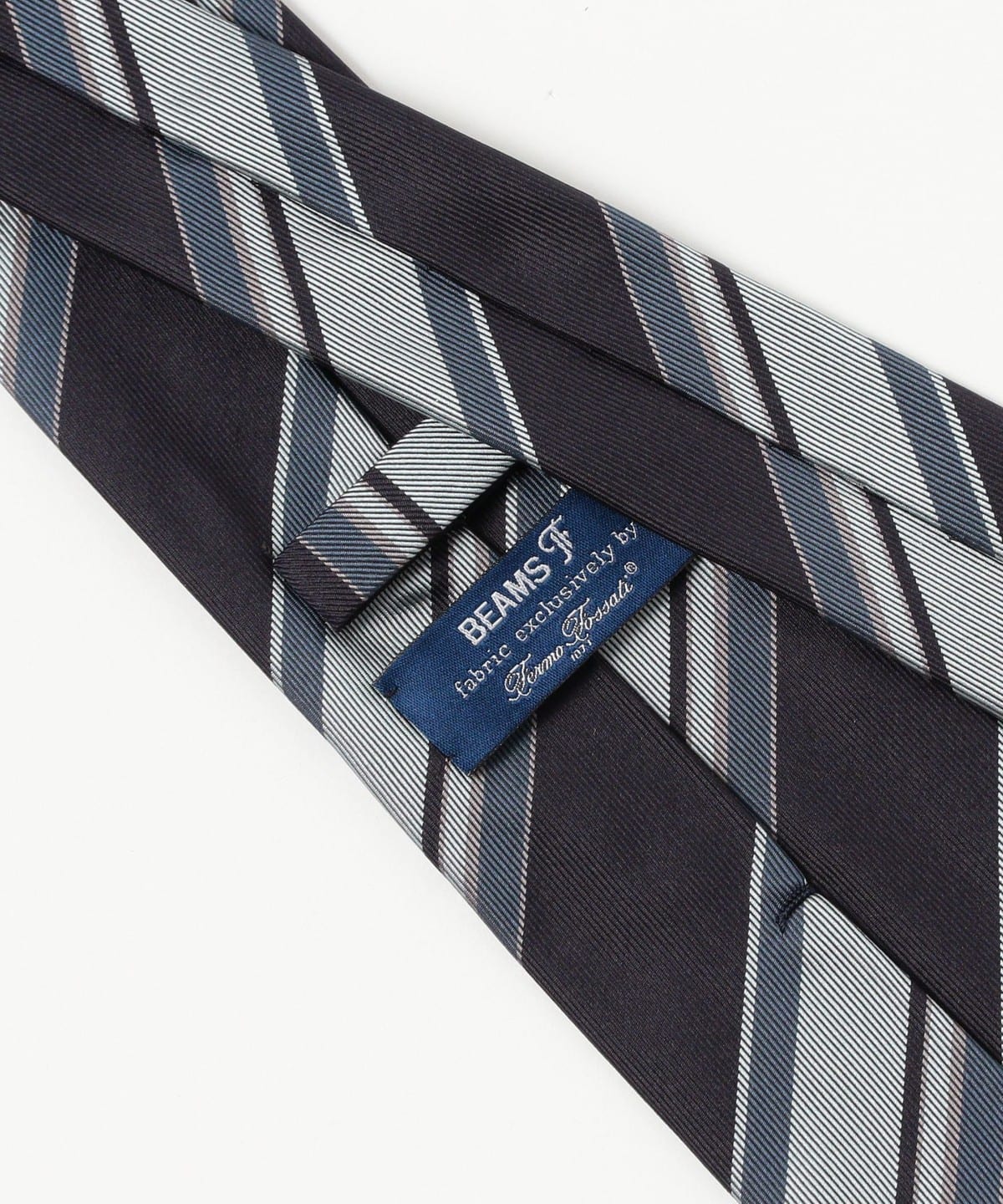 BEAMS F（ビームスF）【12/4値下げ】Fermo Fossati シルク ストライプ