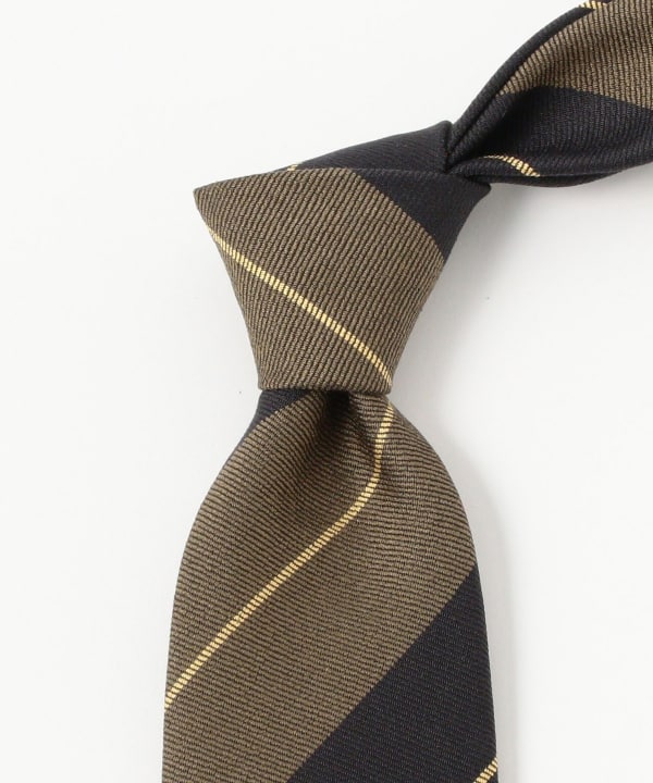 BEAMS F（ビームスF）Fermo Fossati シルク ストライプ ネクタイ