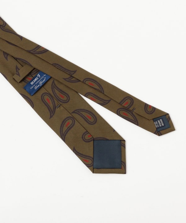 BEAMS F（ビームスF）Fermo Fossati シルク ペイズリー柄