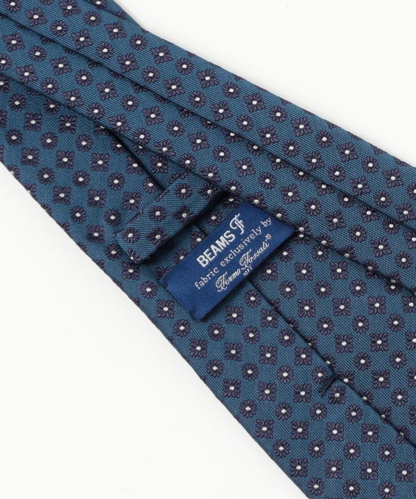 BEAMS F（ビームスF）Fermo Fossati シルク 小紋柄 ジャカード