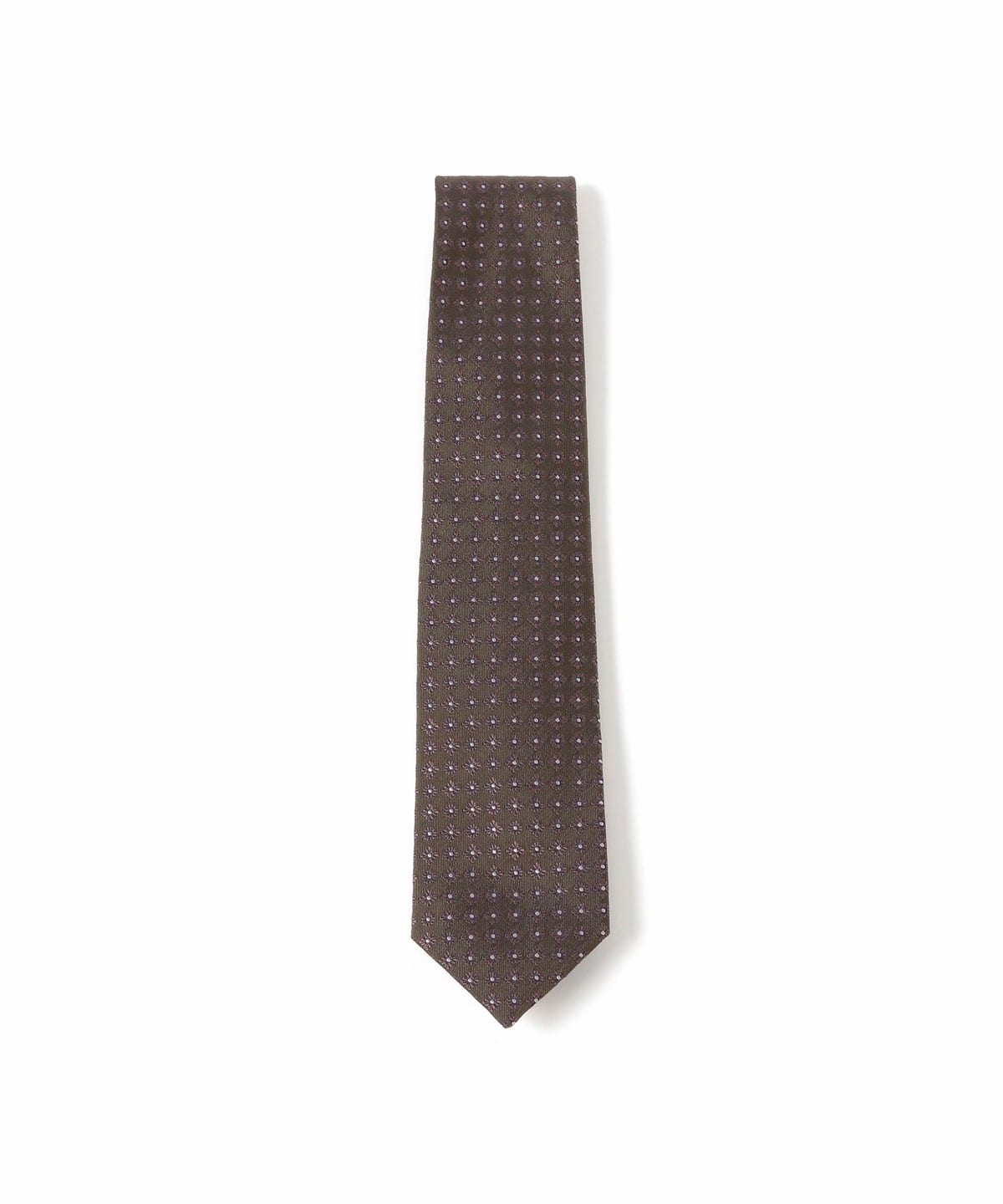 Fermo Fossati シルク 小紋柄 ジャカード ネクタイ スーツ・ネクタイ MEN OLIVE ONE SIZE Fermo Fossati シルク 小紋柄 ジャカード ネクタイ スーツ・ネクタイ MEN OLIVE ONE SIZE