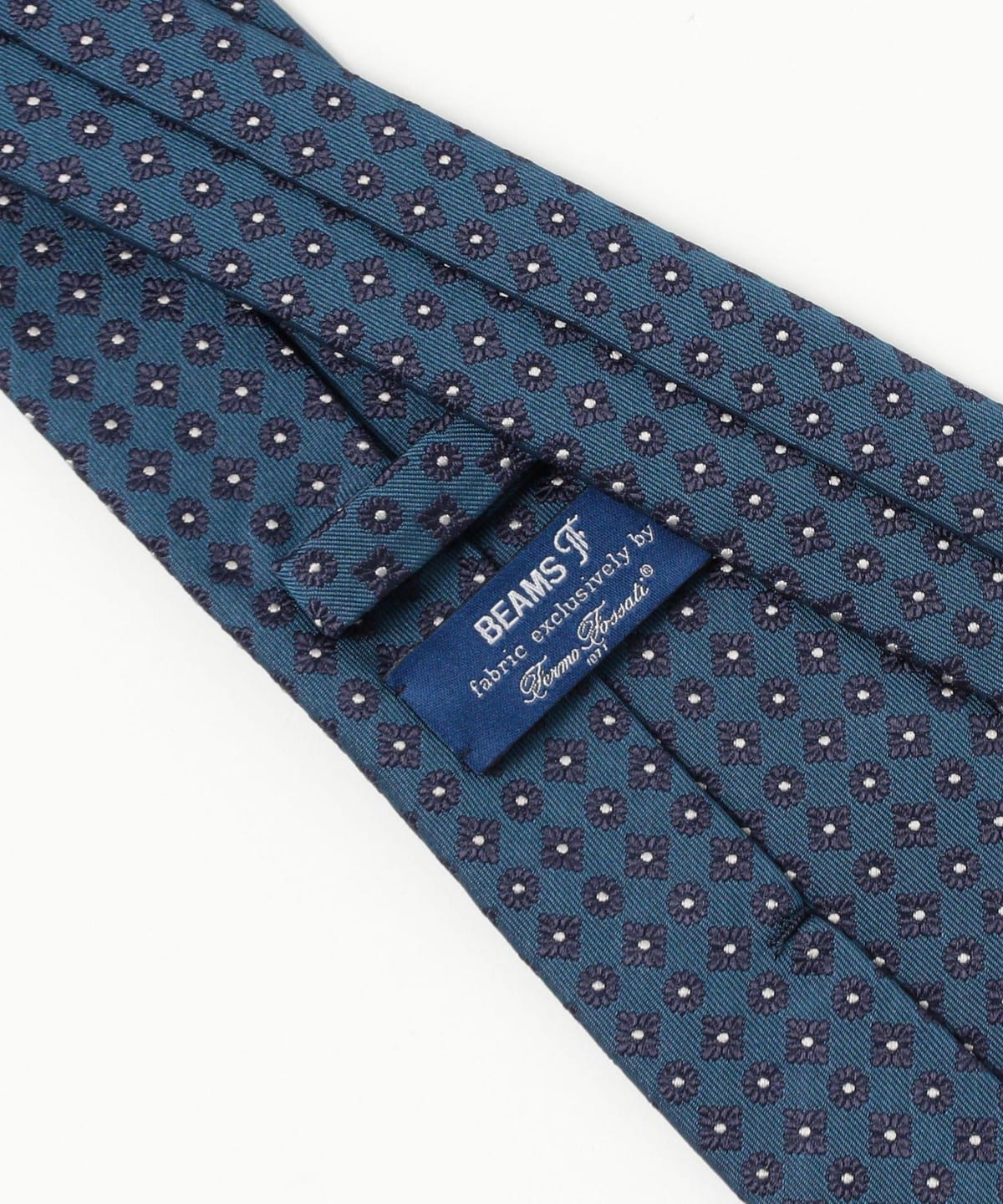 BEAMS F（ビームスF）Fermo Fossati シルク 小紋柄 ジャカード