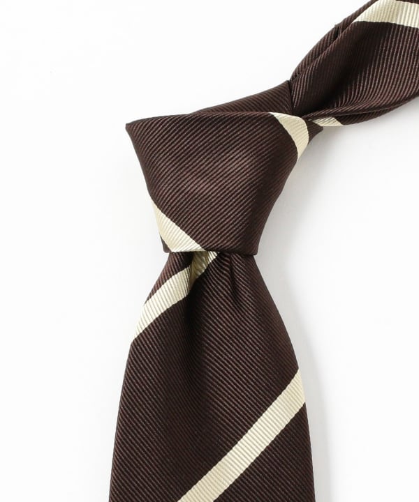 BEAMS⭐︎黒スーツとストライプネクタイセット BEAMS F（ビームスF）シルク ストライプ ネクタイ（スーツ