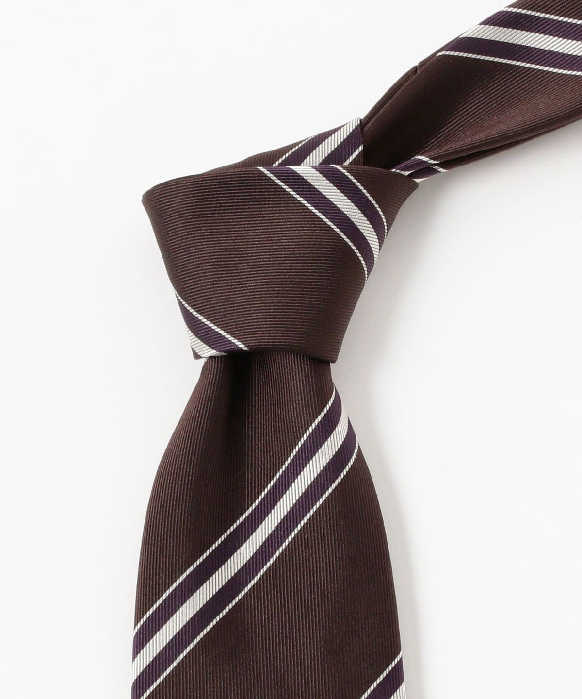 BEAMS F（ビームスF）シルク ストライプ ネクタイ（スーツ・ネクタイ