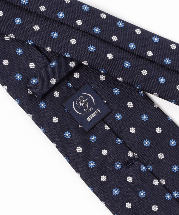 BEAMS F（ビームスF）【12/4値下げ】シルク 小紋柄 ジャカード