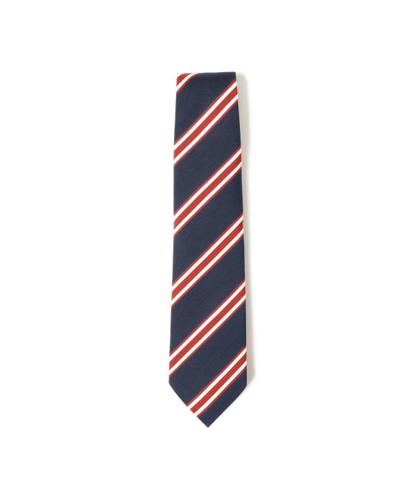 【タイムセール】Seaward & Stearn / シルクコットン ストライプ ネクタイ