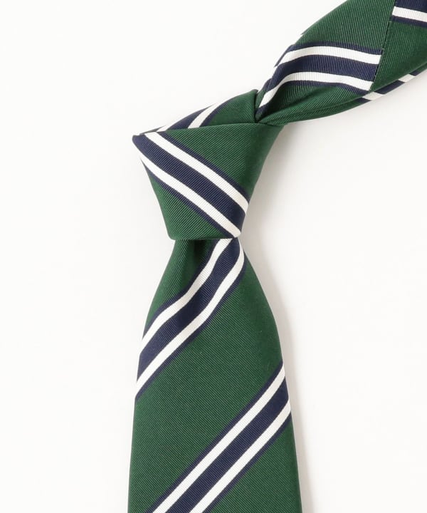 【タイムセール】Seaward & Stearn / シルクコットン ストライプ ネクタイ