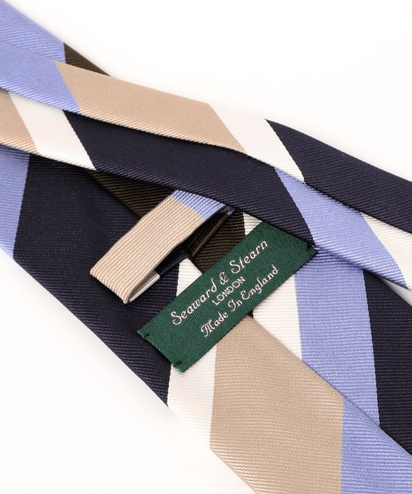 BEAMS F BEAMS Seaward & Stearn / Silk Stripe Necktie (Suits